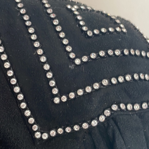 Vintage 80’s Giovinezza Moda Rocco D’Amelio Cropped Black Blazer - Picture 4 of 9